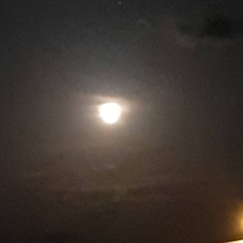 Luna piena vista da narro