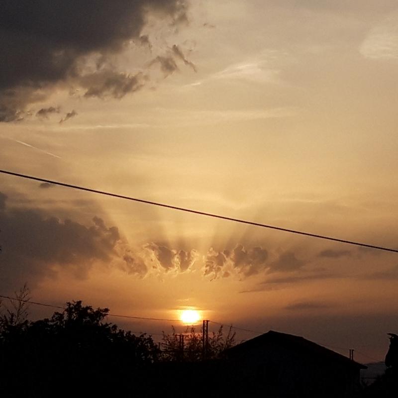 Tramonto dopo un po di pioggia
