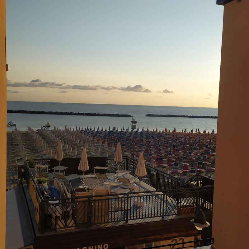Vista da hotel riposo