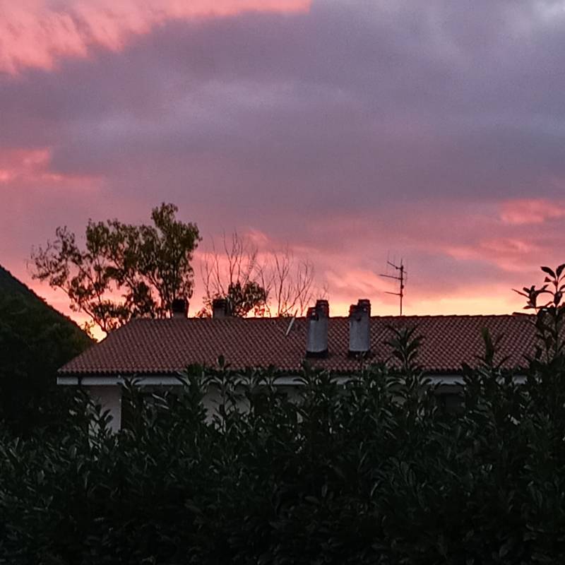 ....rosso di sera bel tempo si spera....