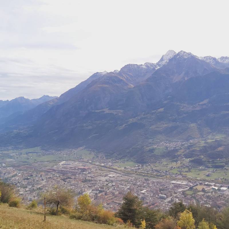 Aosta vista da lin