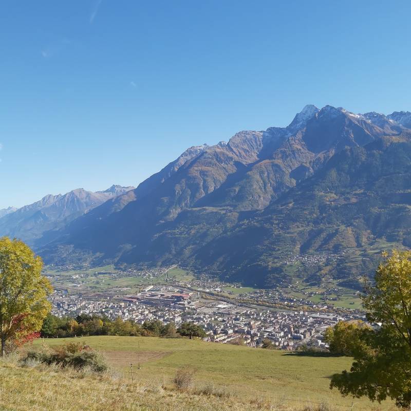 Aosta vista da lin