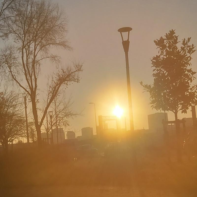 Tramonto in via breda