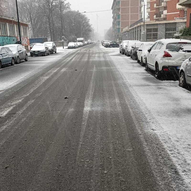 Torino sotto la neve