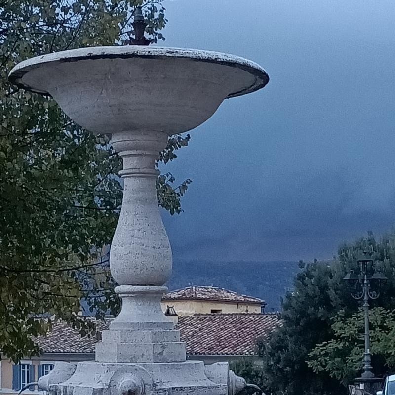 Serata molto nuvolosa a castel madama rm