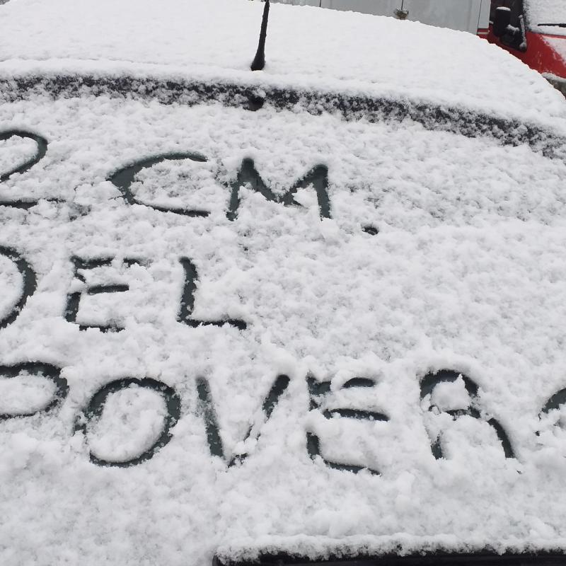 Spolverata di neve 8 dicembre del 2022