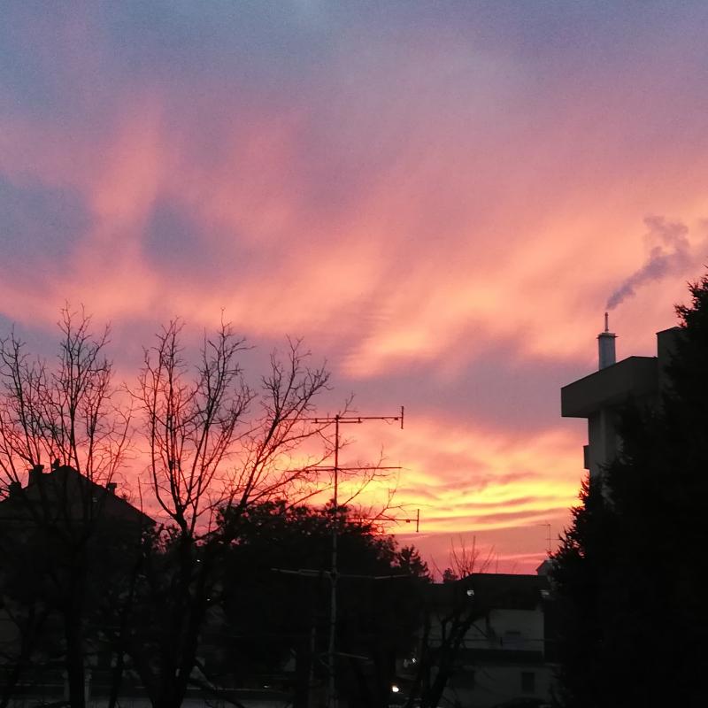 Tramonto a busto arsizio