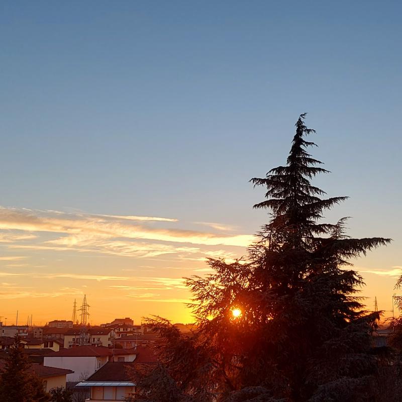 Si avvicina il tramonto