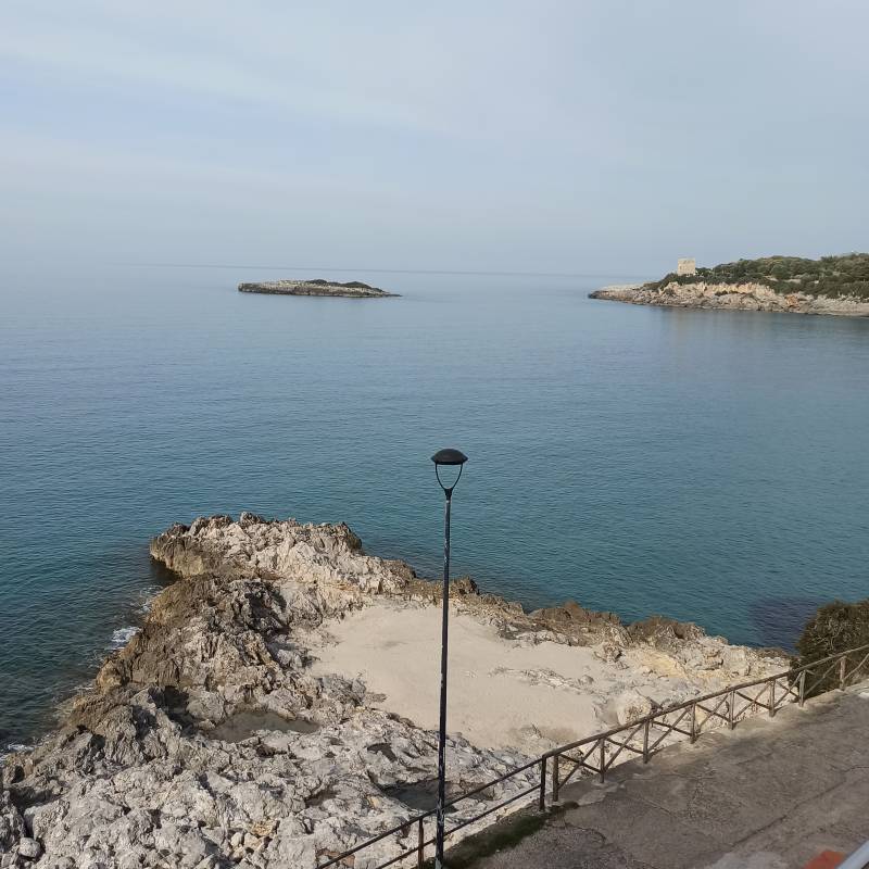 foto con sfondo isola marina di Camerota