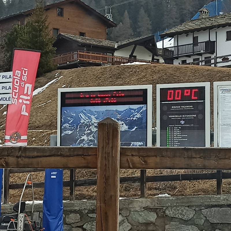 Fotosegnalazione di Pila aosta