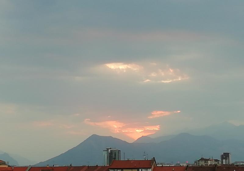 nubi infuocate sul musine'