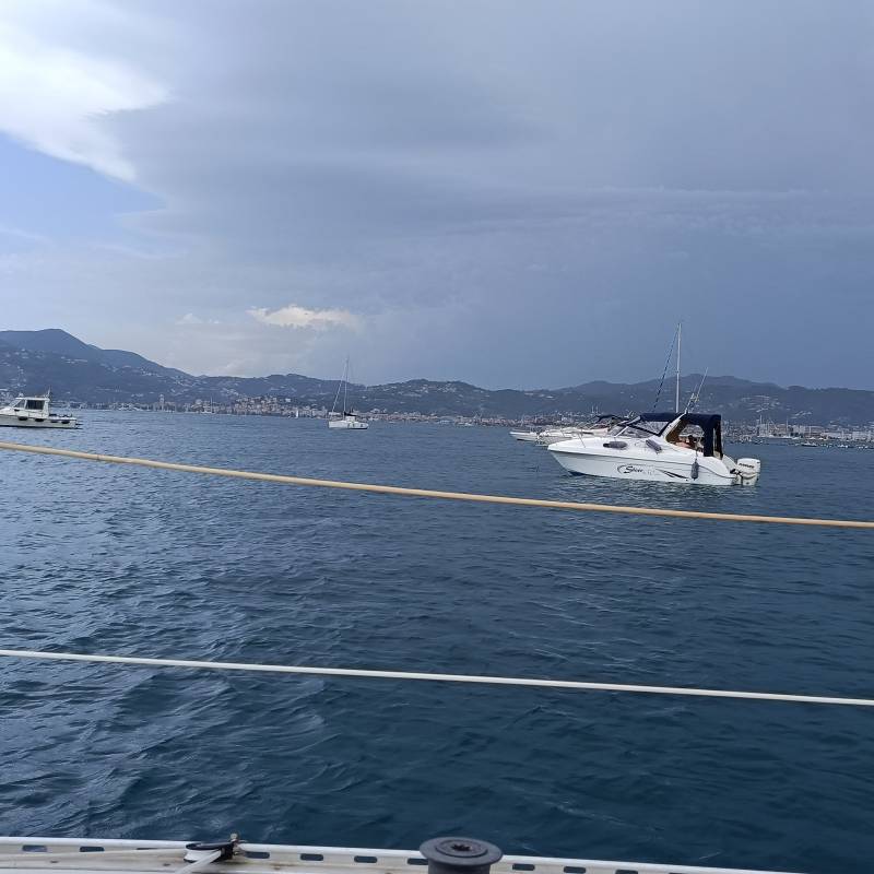 Il golfo della spezia visto dal mare