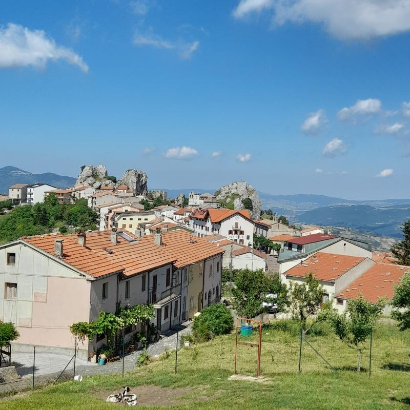 Pietrabbondante visto da monte caraceno