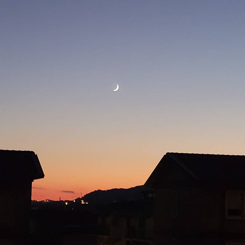 Spicchio di luna a ponte san pietro
