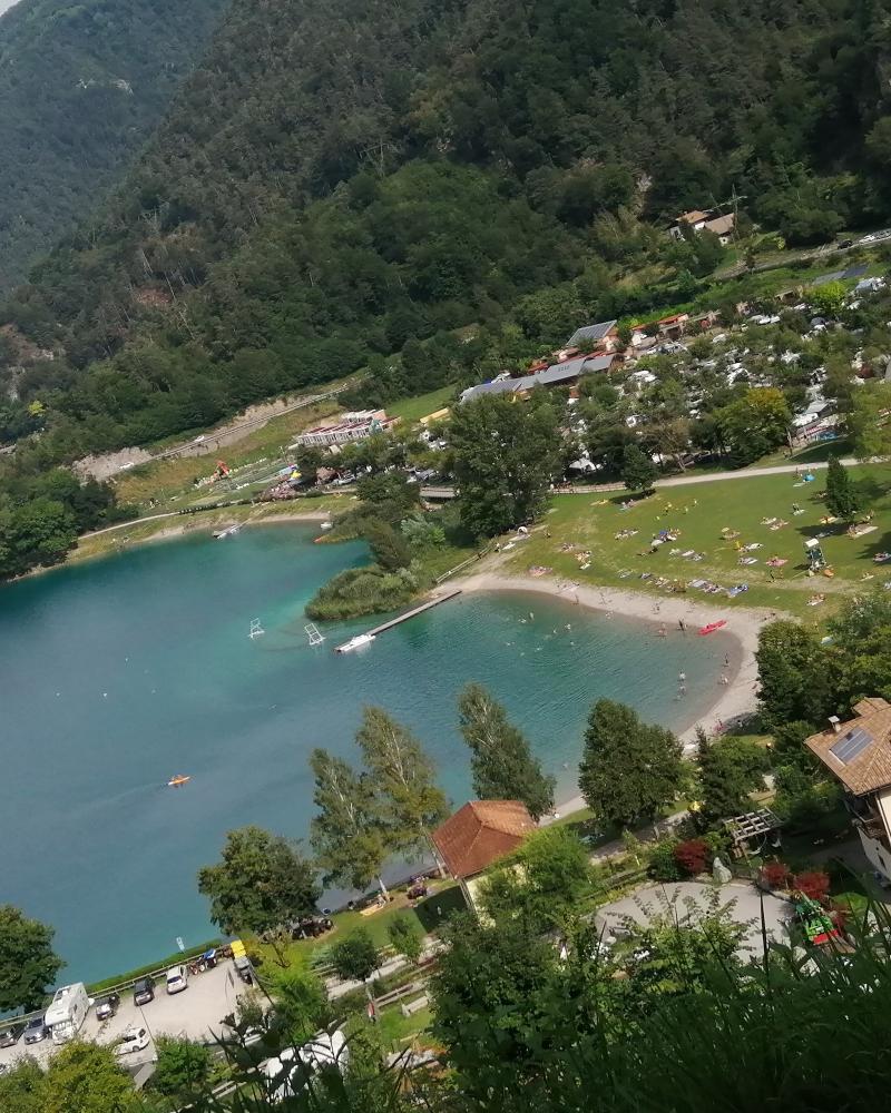 vista panoramica dalla panca
