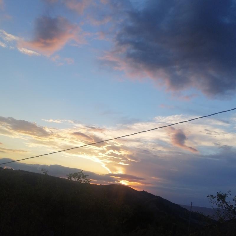 Tramonto da montemauro Pescopagano pz