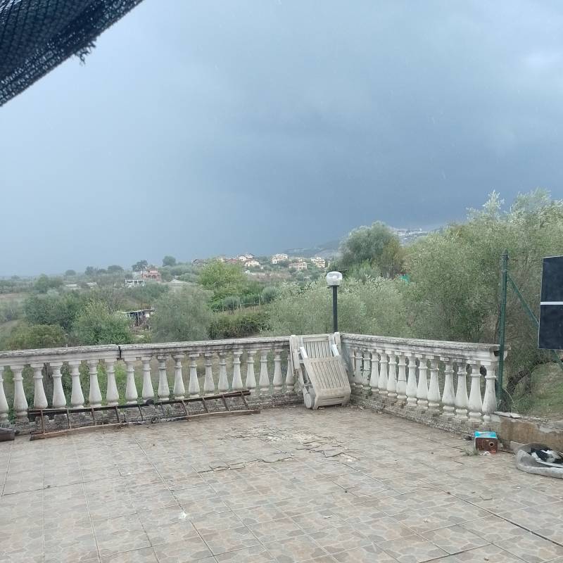 Forte temporale in atto