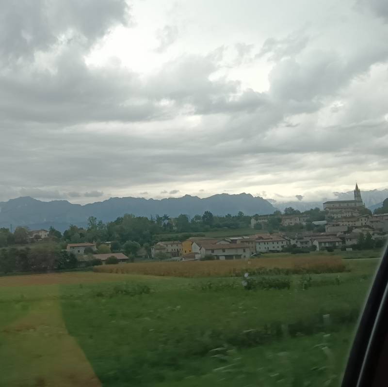 Cassacco consigliano inizio pioggia