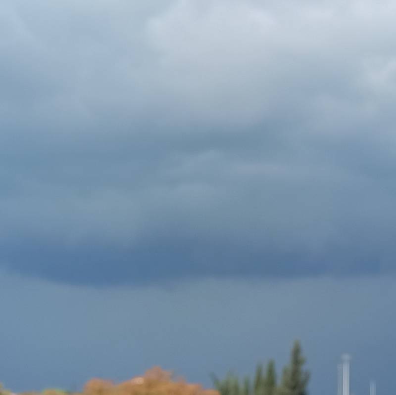 Temporale a peschiera visto dalle golosine
