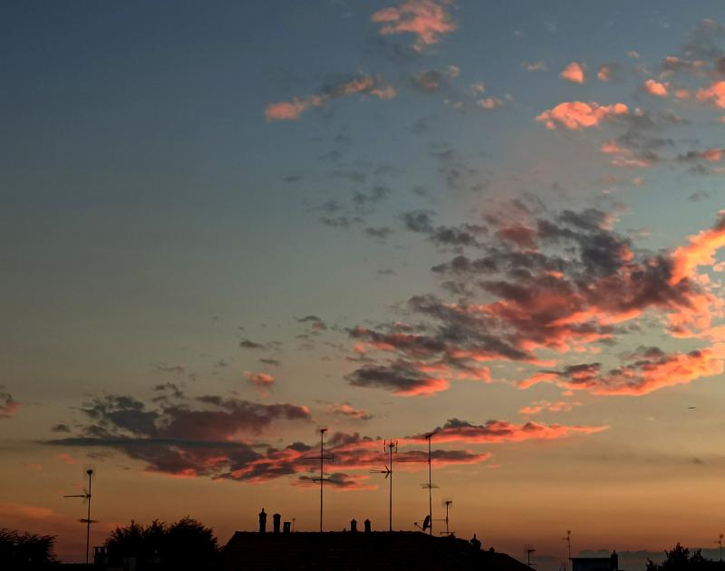 tramonto viale del cimitero