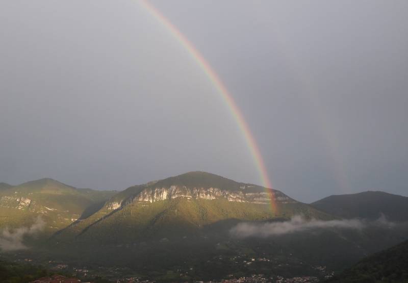 Arcobaleno sopra Gaverina Terme