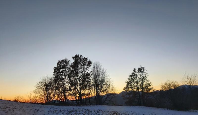 tramonto dal creino