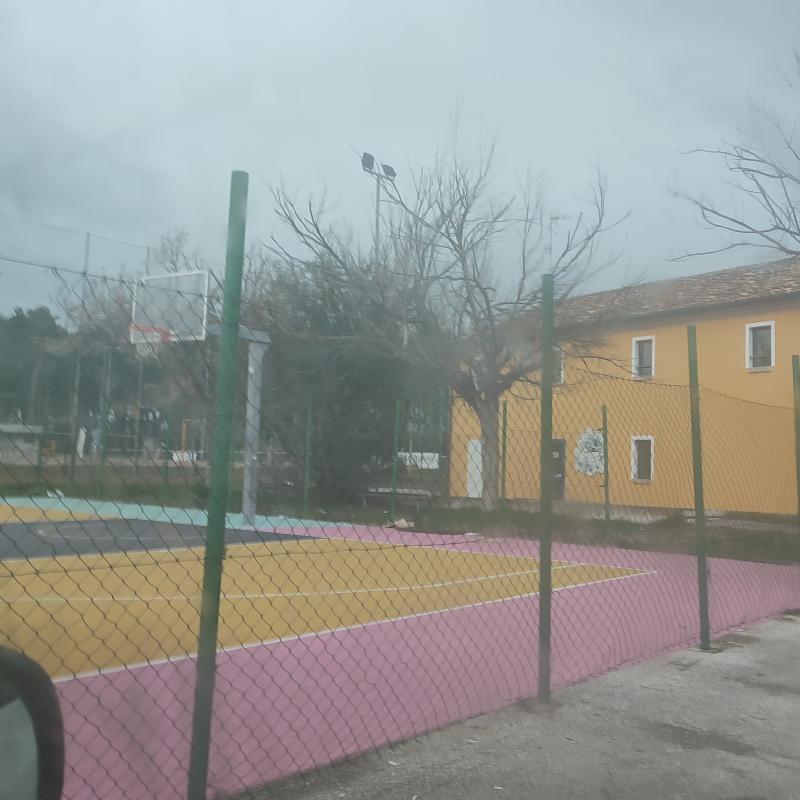 Pioggia al campo da basket las vegas