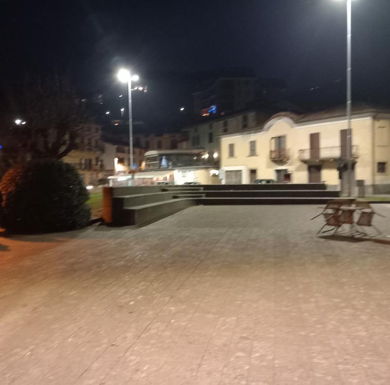 piazza del porto di sera by nadir