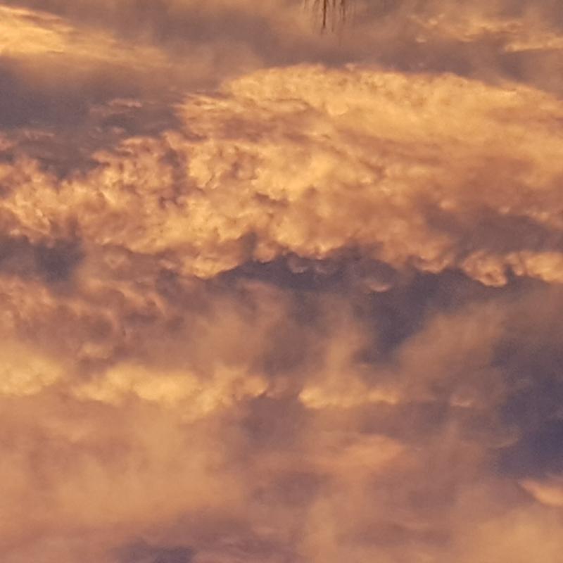 cielo di una sera d d'inverno