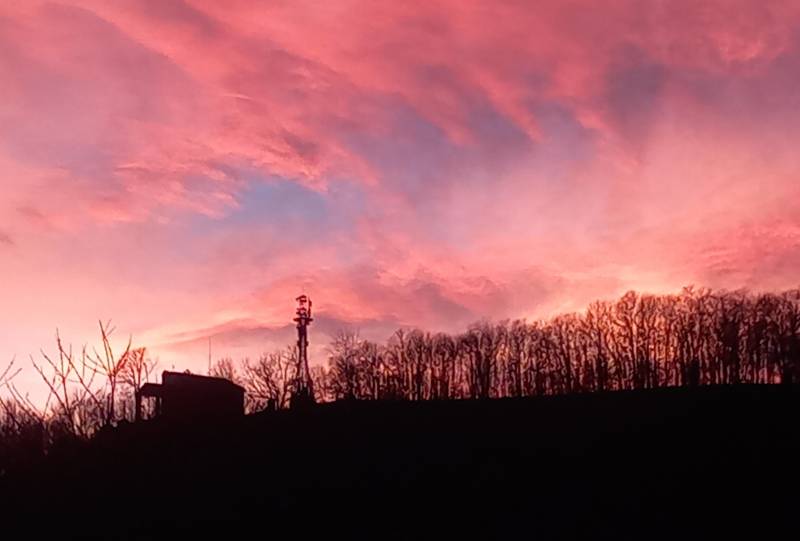 tramonto vista faro