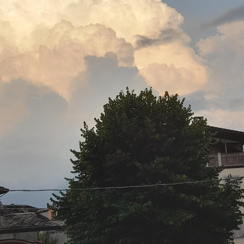 Nuvole al tramonto