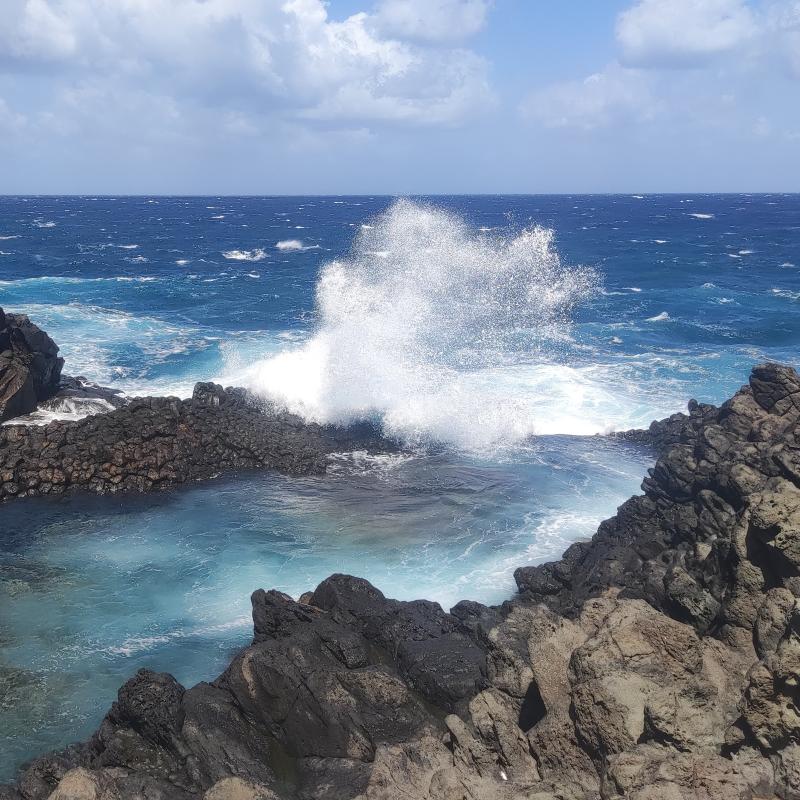 Laghetto delle ondine - giornata serena con maestrale 60kmh