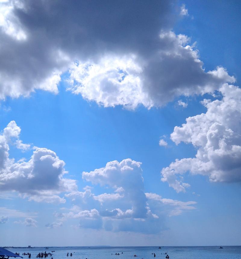 il sole c'e' sempre anche dietro le nuvole