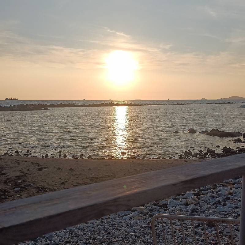Tramonto emozionante a marina di massa