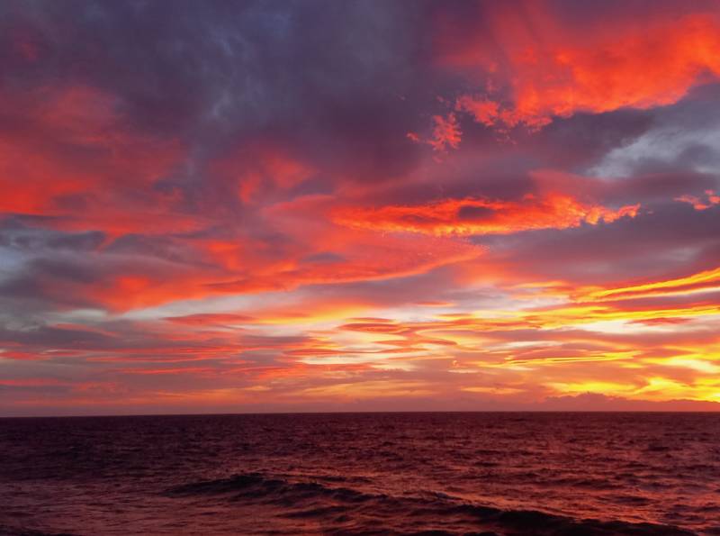 tramonto del 15 ottobre 2023 a pomonte