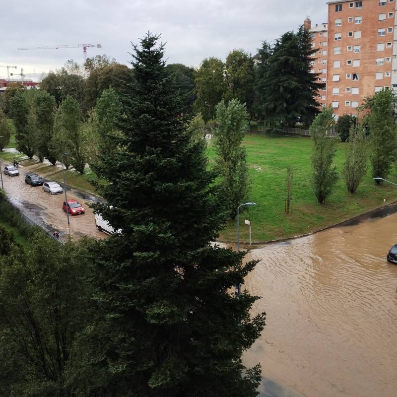 Seveso esondato in via racconigi