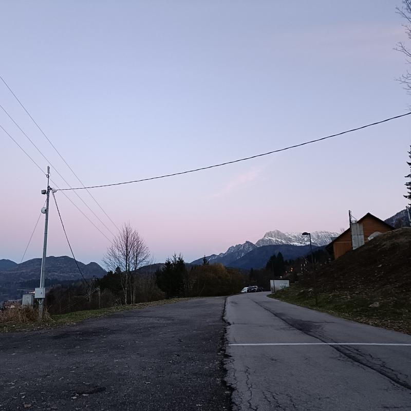 Tarvisio al tramonto