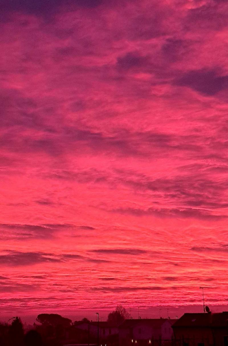 stamattina 1 grado e il mio cielo veneziano