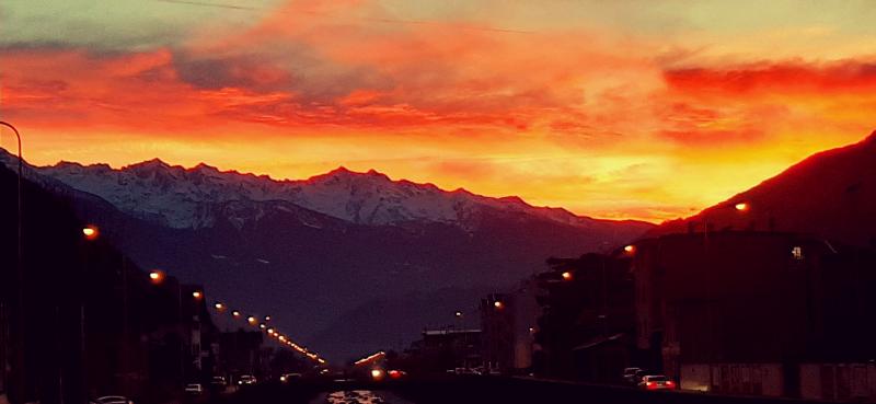 tramonto a Tirano