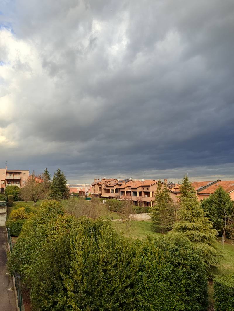 arriva il temporale.