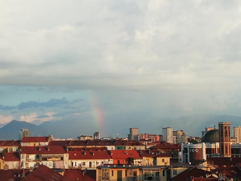 arcobaleno mattutino