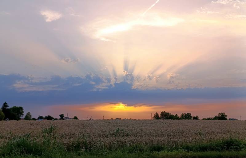 tramonto a Cerea