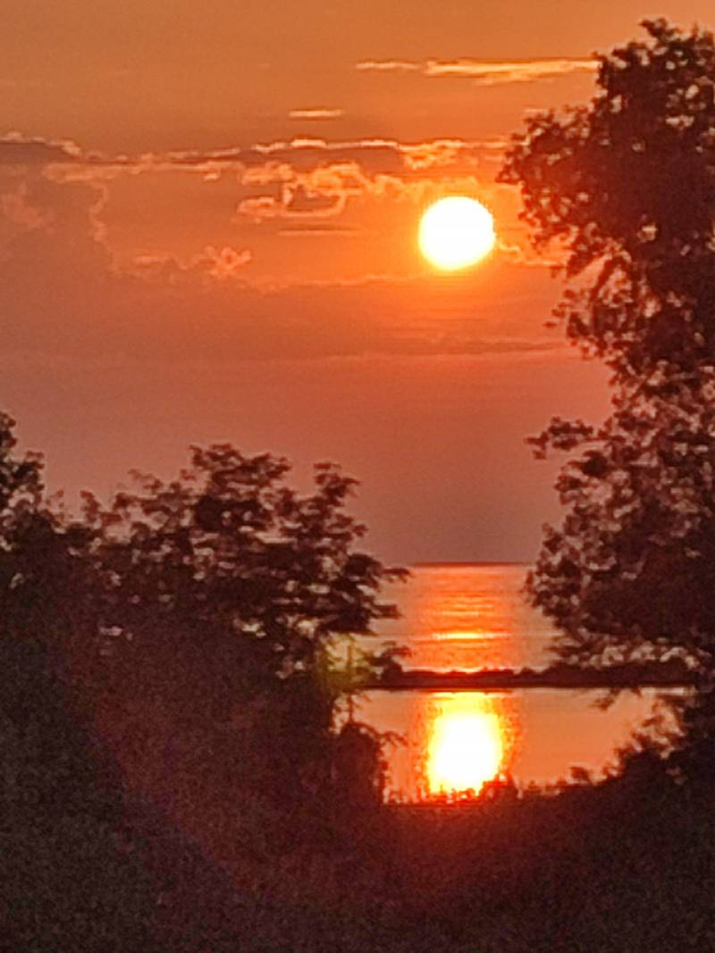 i bellissimi colori dell'alba.