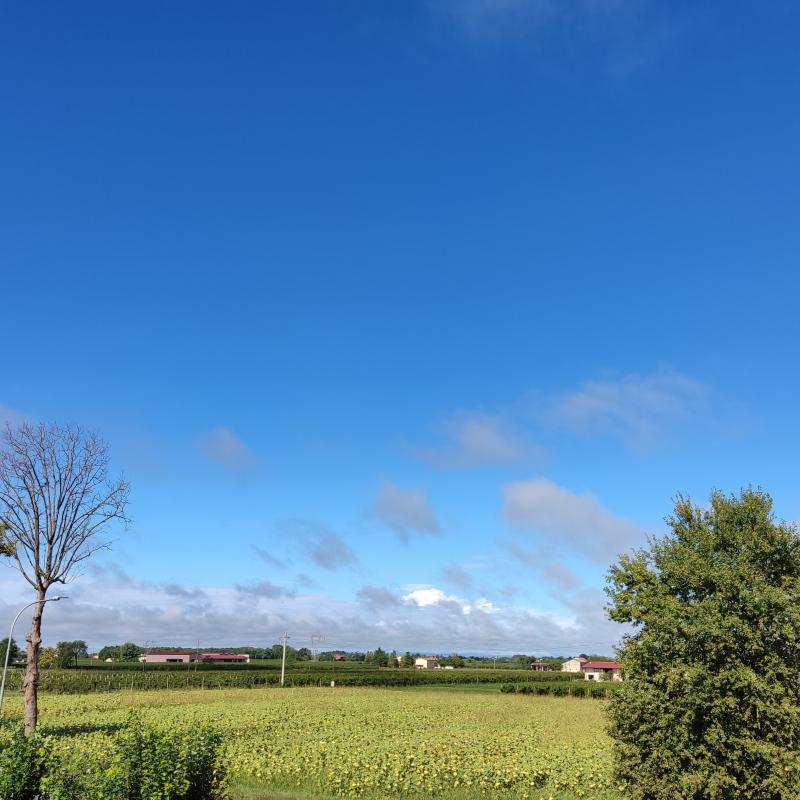 Ormai le nuvole lasciano spazio all'azzurro cielo..
