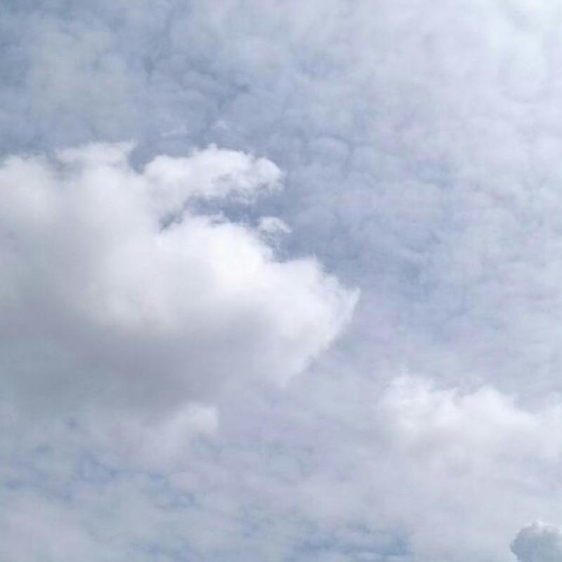 Sole e nuvoloso e un po di vento