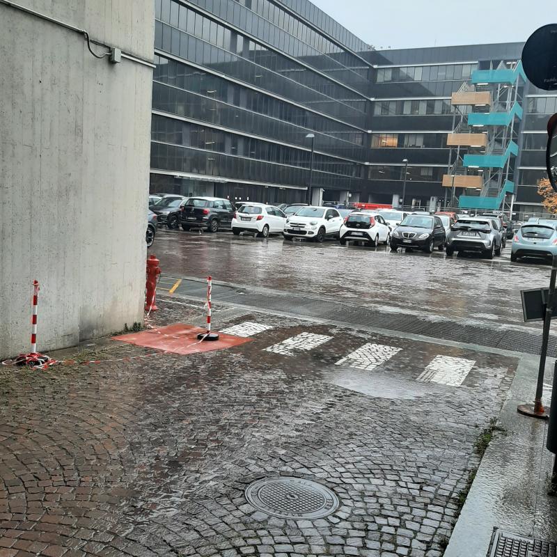Pioggia forte a torino lingotto
