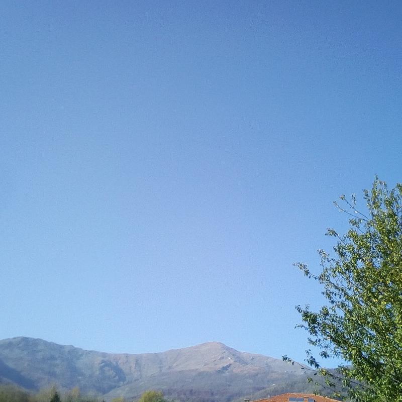 Bello con sole senza nuvole e aria un po fredda
