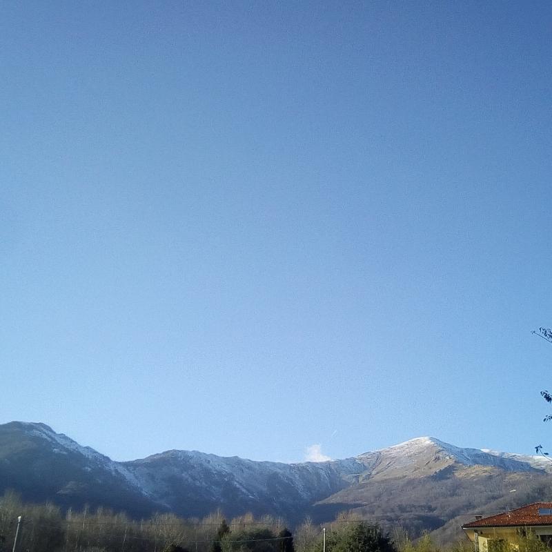Bello giornata di sole ma aria tanto fredda