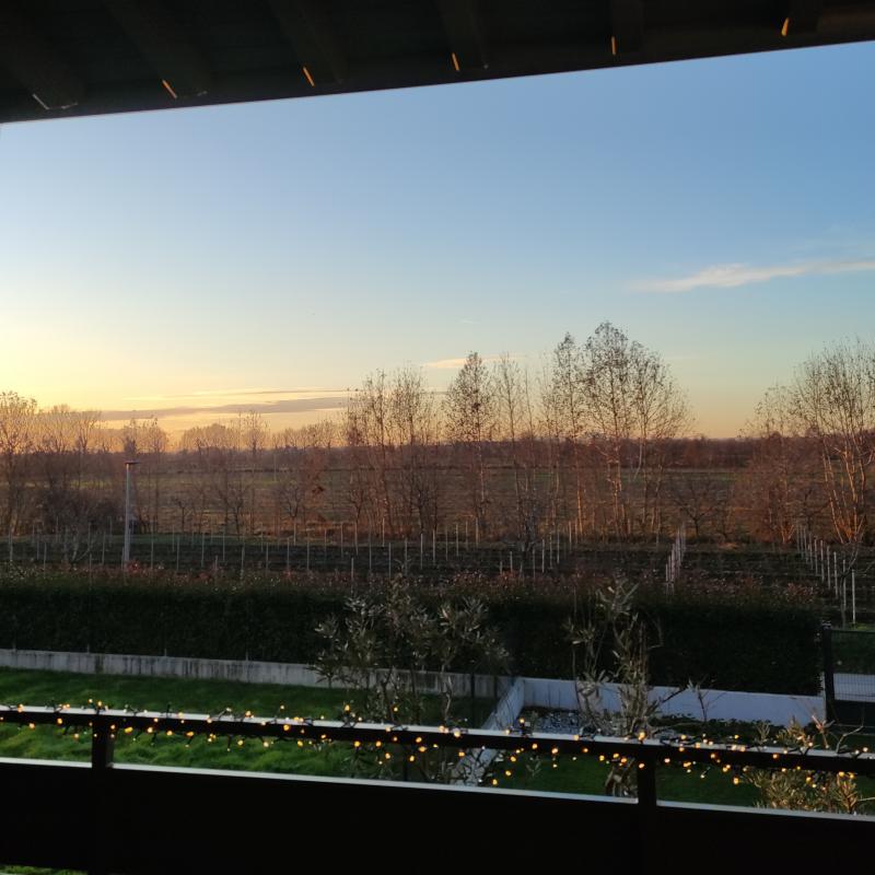 Tramonto alla vigilia di natale