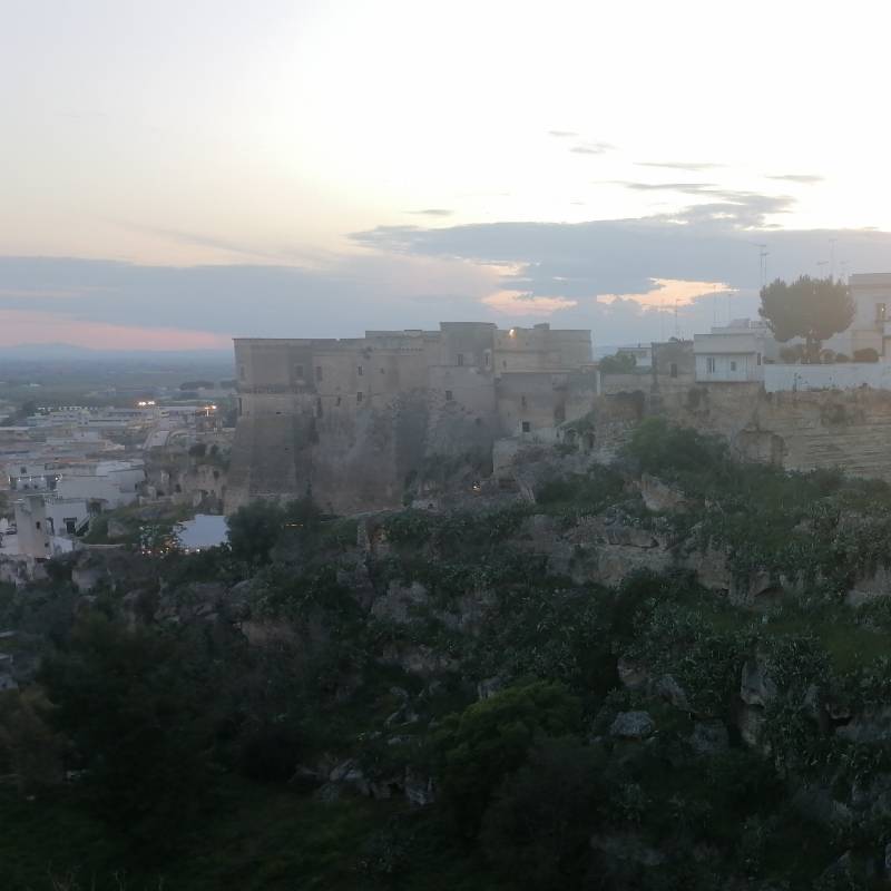 Tramonto sulla gravina santa marinella